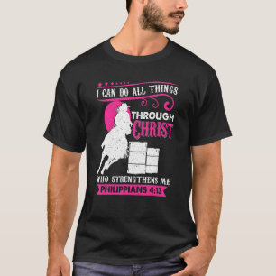 T-shirt Je Peux Faire Toutes Les Choses Bien Que Christ Qu