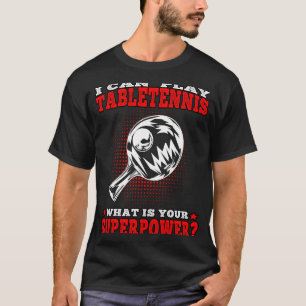 T-shirt Je peux jouer au tennis de table Jeunes joueurs de