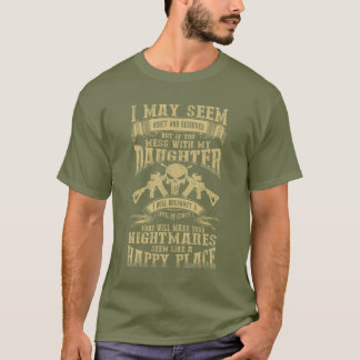 T-shirt Je peux sembler calme et réservé
