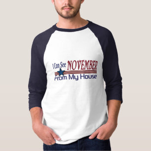 T-shirt Je peux voir novembre de ma Chambre drôle