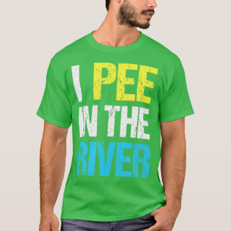 T-shirt Je Pis Dans La Rivière Drôle Été