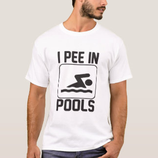 T-shirt Je pisse dans les piscines