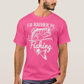 T-shirt Je Plais Être Pêche Drôle Pêcheur Drôle Pêche