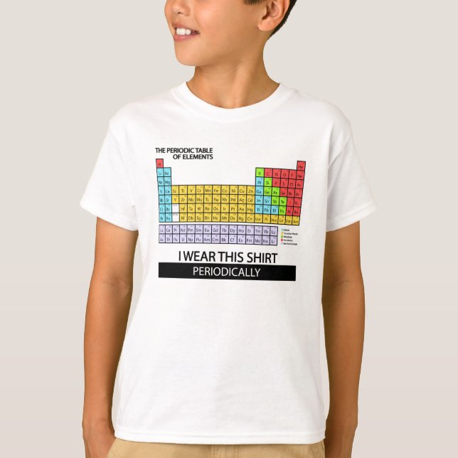 T-shirt Je Porte Cette Chemise Périodiquement (Devant)