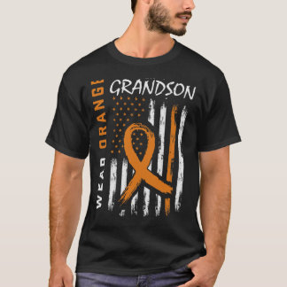 T-shirt Je Porte De L'Orange Pour Amer De Sensibilisation 