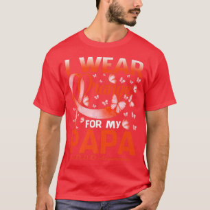 T-shirt Je Porte De L'Orange Pour Mon Papillon De Sensibil
