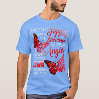 T-shirt Je Porte Des Combattants De Soutien Bourgogne Mult
