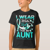 Je Porte Du Blanc Et Turquoise Pour Ma Tante Cance