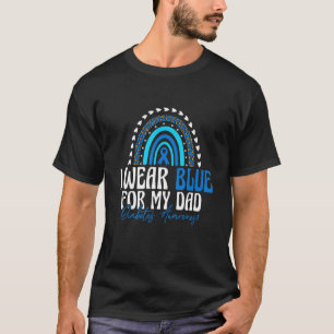 T-shirt Je Porte Du Bleu Pour Ma Fille Diabète T1D Type 1