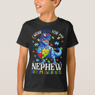 T-shirt Je Porte Du Bleu Pour Ma Sensibilisation sur l'aut