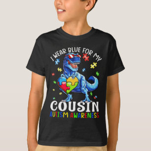 T-shirt Je Porte Du Bleu Pour Ma Sensibilisation sur l'aut