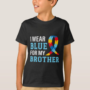 T-shirt Je Porte Du Bleu Pour Ma Soeur Sensibilisation sur