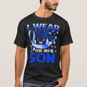 T-shirt Je Porte Du Bleu Pour Mon FILS Sensibilisation au 
