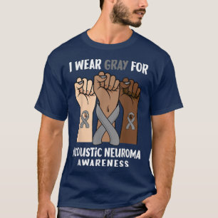 T-shirt Je Porte Du Gris Pour La Sensibilisation Au Neurom
