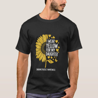 T-shirt Je porte du jaune pour la sensibilisation à l'endo