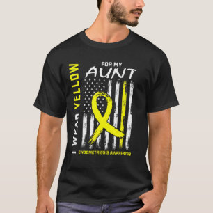 T-shirt Je Porte Du Jaune Pour Le Régime De Sensibilisatio