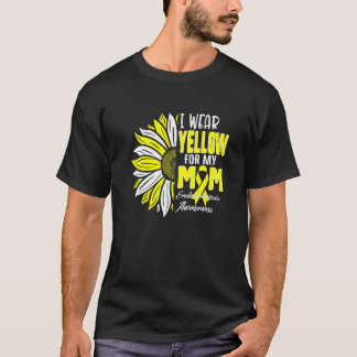 T-shirt Je Porte Du Jaune Pour Ma Mère Endometriose Sensib