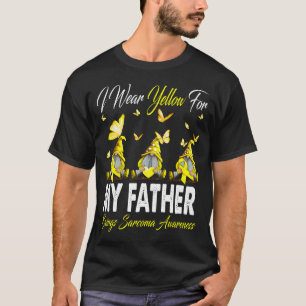 T-shirt Je Porte Du Jaune Pour Mon PÈRE Met En Oeuvre Sarc