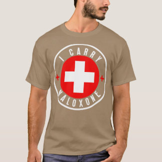 T-shirt Je porte du naloxone 1