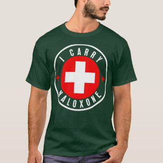 T-shirt Je porte du naloxone 24