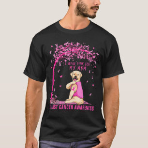 T-shirt Je Porte Du Rose Pour Ma Mère Le Cancer Du Sein Du