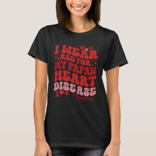 T-shirt Je Porte Du Rouge Pour Ma Maladie Cardiaque De La