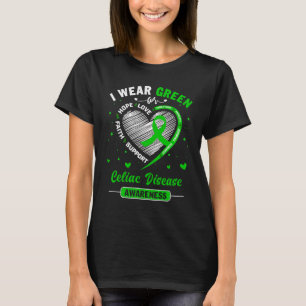 T-shirt Je porte du vert pour la sensibilisation aux malad