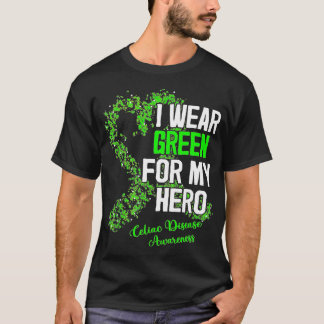 T-shirt Je Porte Du Vert Pour Le Ruban H De Sensibilisatio