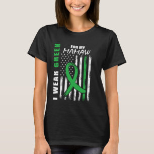 T-shirt Je Porte Du Vert Pour Ma Mamaw Cérébrale Palsy Sen
