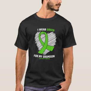 T-shirt Je Porte Du Vert Pour Mon Grand-Fils Acteur De Mal