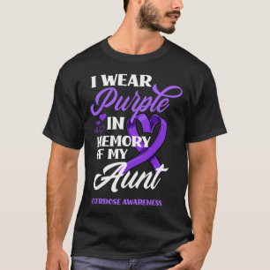 T-shirt Je Porte Du Violet En Mémoire De Mon Adjudant De L