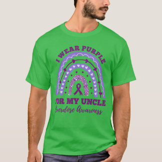 T-shirt Je porte du violet pour la journée de sensibilisat