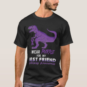 T-shirt Je porte du violet pour la sensibilisation à l'épi