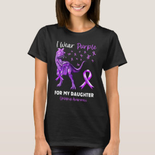 T-shirt Je porte du violet pour la sensibilisation à l'épi