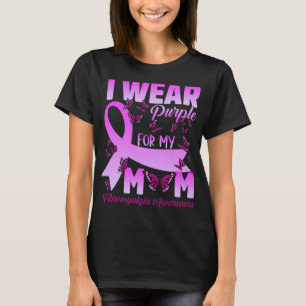 T-shirt Je Porte Du Violet Pour Ma Mère Sensibilisation À 