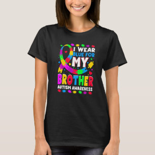 T-shirt Je Porte Incroyable Bleu Autism Awareness Pour Mon