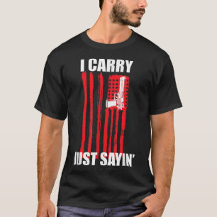 T-shirt Je Porte. Juste dire "Carry caché"