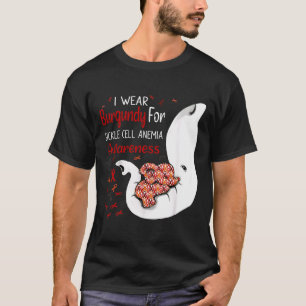 T-shirt Je Porte La Bourgogne Pour La Sensibilisation À L'