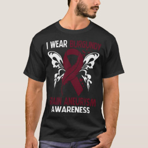 T-shirt Je Porte La Bourgogne Pour La Sensibilisation À L'