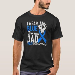 T-shirt Je Porte Le Bleu Pour Mon Père Aussi Sensibilisati