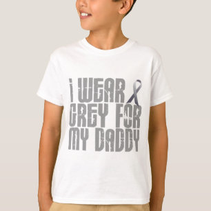 T-shirt Je porte le gris pour mon PAPA 16