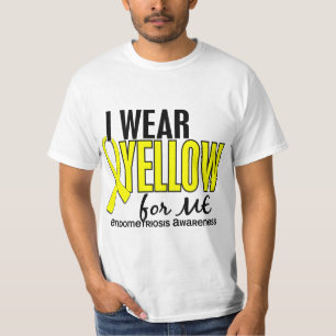 T-shirt Je porte le jaune pour moi l'endométriose 10