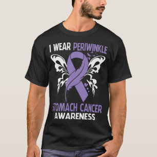 T-shirt Je porte le pervenche pour la sensibilisation au C