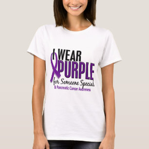 T-shirt Je porte le pourpre quelqu'un 10 spéciaux le