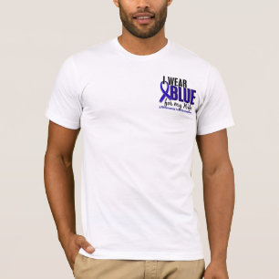 T-shirt Je porte le RA bleu de rhumatisme articulaire de