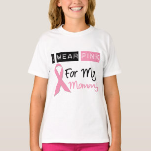 T-shirt Je porte le rose pour ma maman