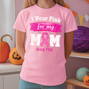 T-shirt Je porte le rose pour ma mère, Sensibilisation au 