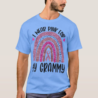T-shirt Je Porte Le Rose Pour Ma Sensibilisation Au Cancer