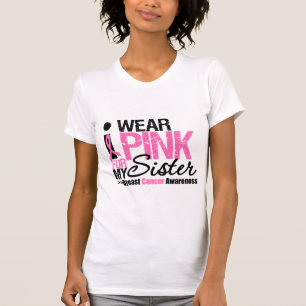 T-shirt Je porte le rose pour ma soeur