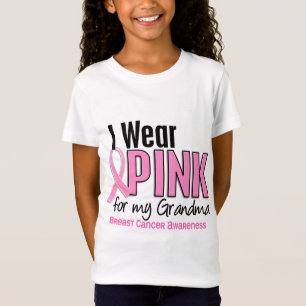 T-Shirt Je porte le rose pour mon cancer du sein de la